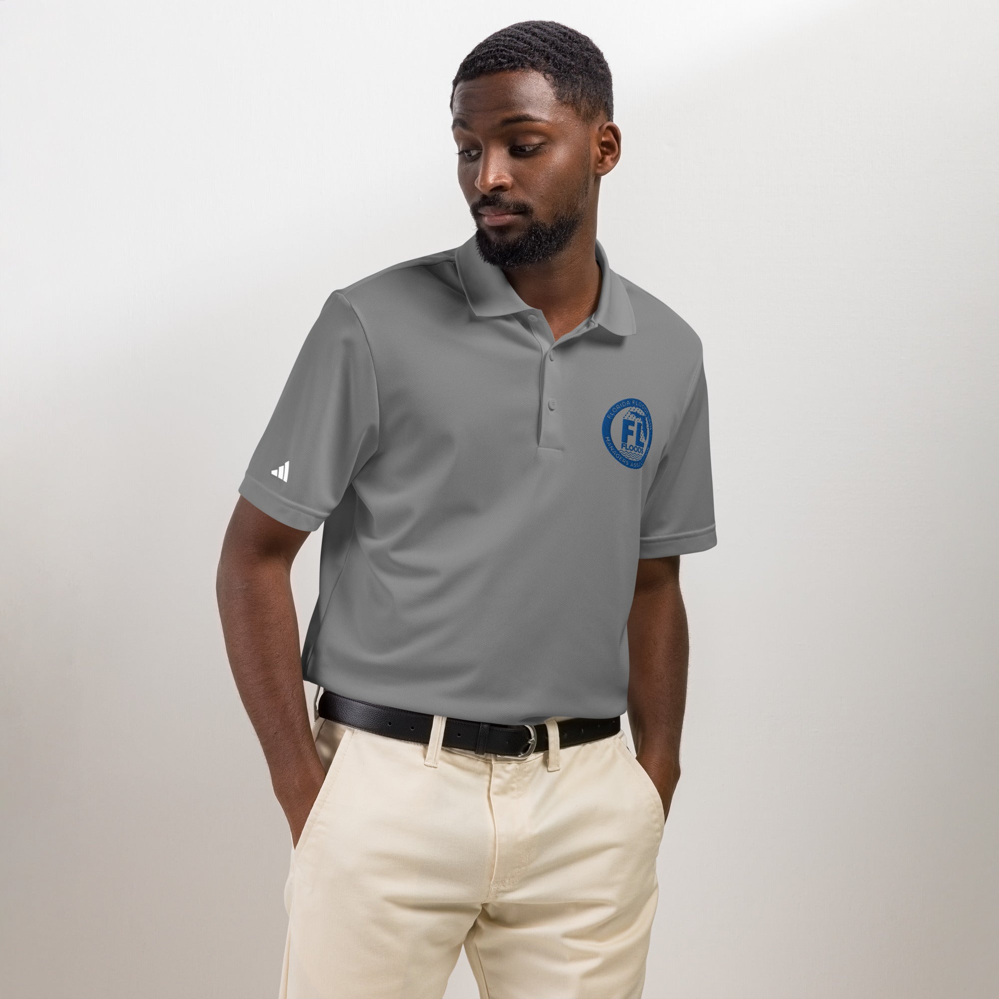 Polo - Unisex Adidas - light colors - FFMA embroidered – FLfloods ...